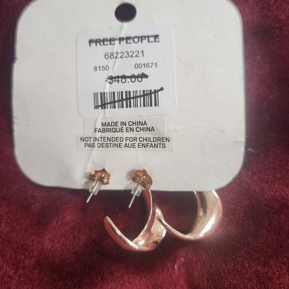 Free people Laura Recycled gold Earrings - Picture 2 of 3